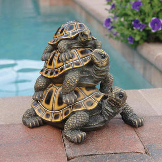 Three's a crowd stacked Turtles