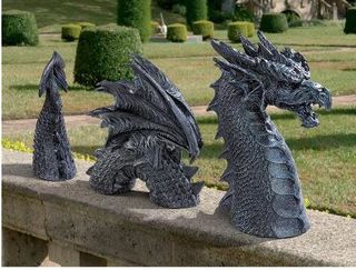 The Dragon of Falkenburg Castle Moat Garden statue