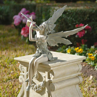 Fairy of the West Wind Sitting Statue