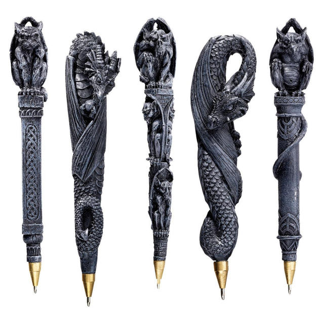 Gargoyles & Dragons Sculptural Pen Collection
